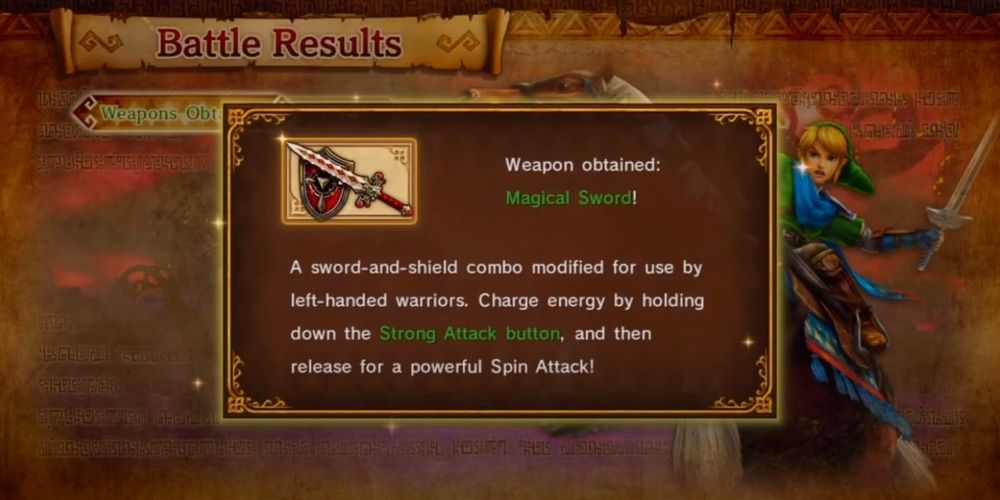 The Magical Sword in Hyrule Warriors