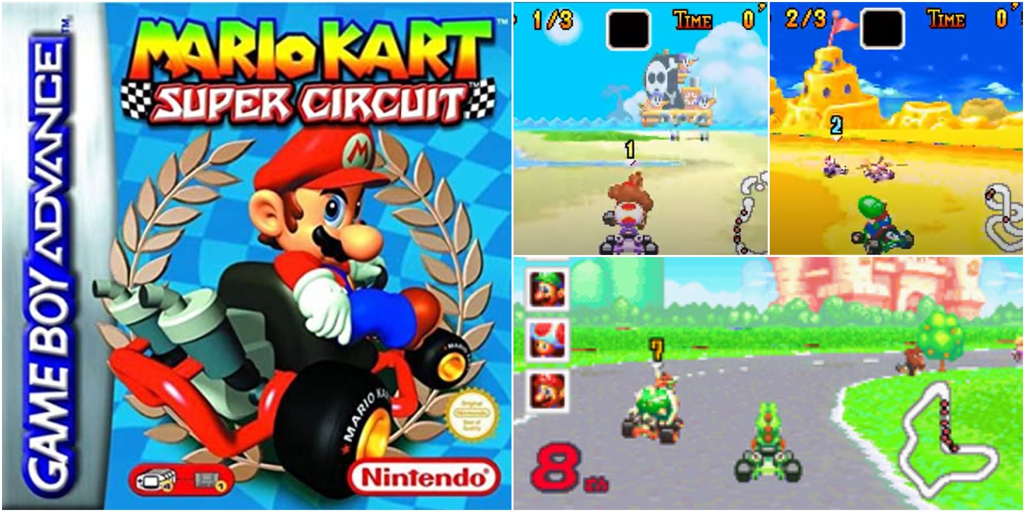 Mario Kart Super Circuit Game Boy Advance