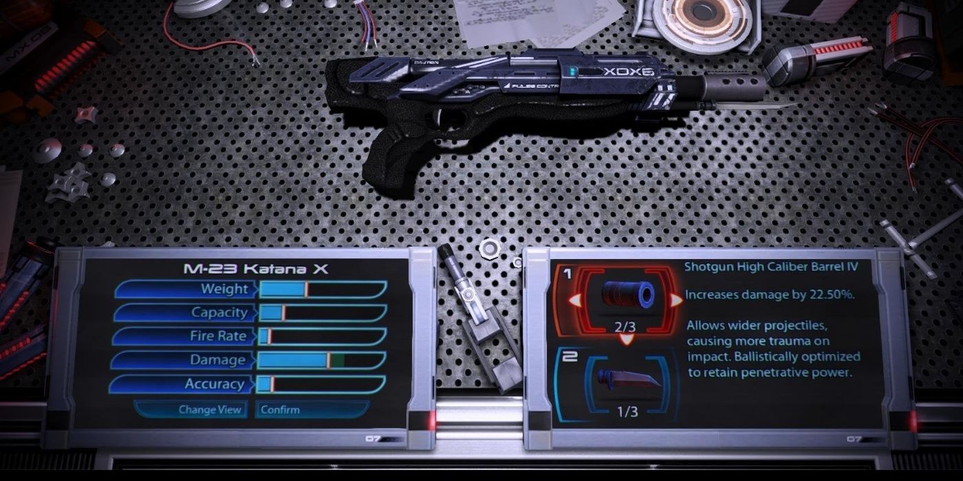 Mass Effect 2 Shotgun Upgrades