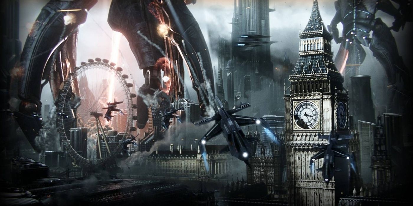 Mass Effect 3 London Under Attack By Reapers
