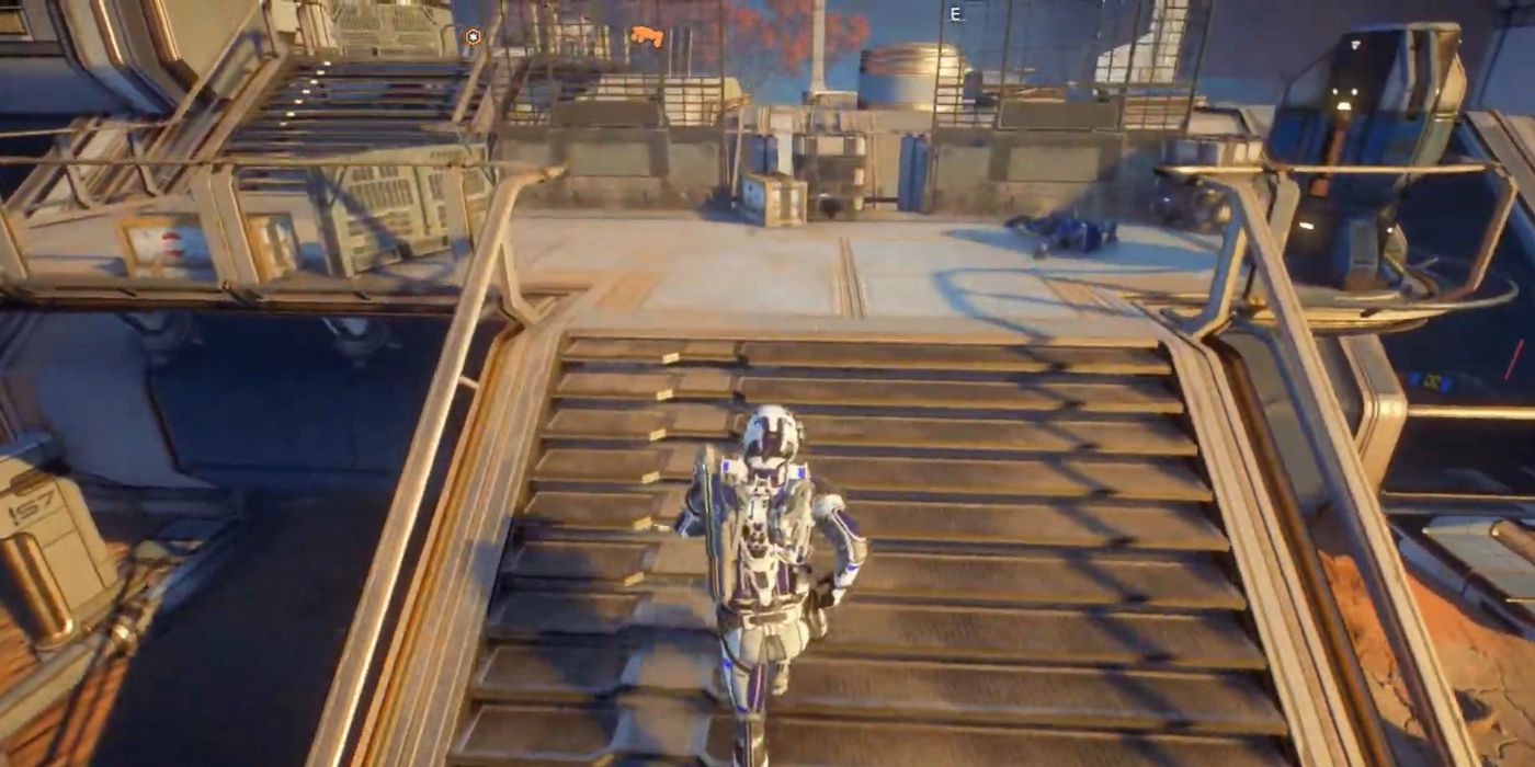 Mass Effect Andromeda Screenshot Of Body Upstairs In Resilience Site