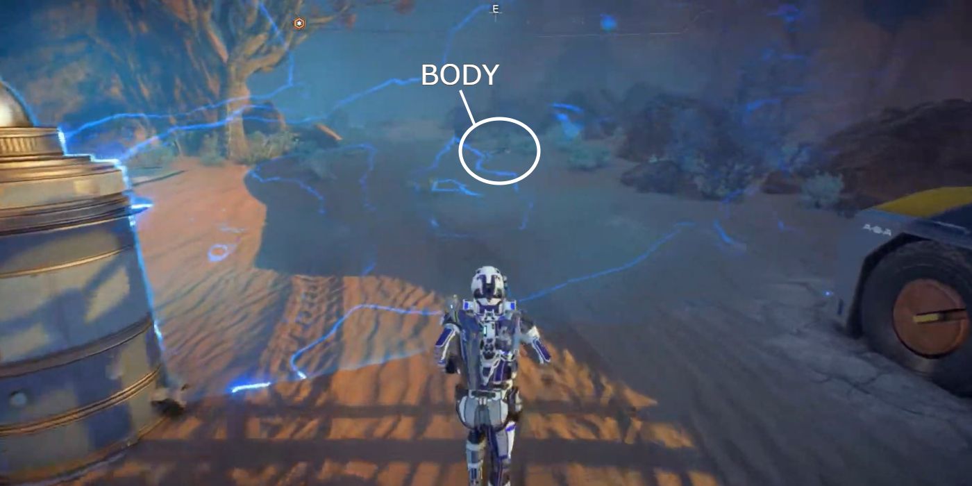 Скриншот Mass Effect Andromeda за пределами сайта Resilience