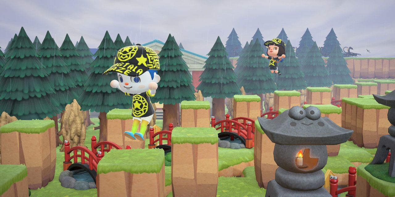 Maze island in Animal Crossing: New Horizons