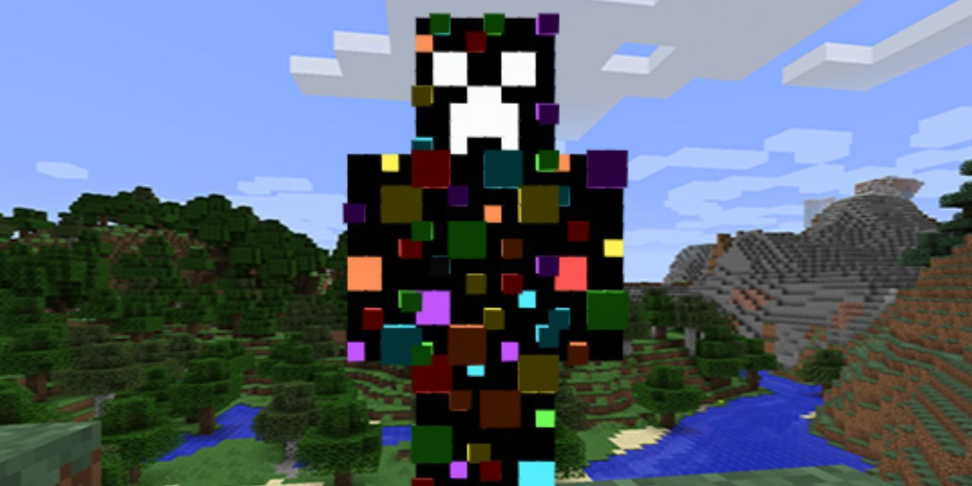 Minecraft Glitched Creeper Skin