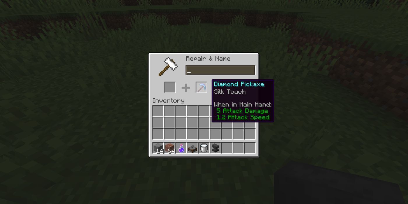 Minecraft Silk Touch Pickaxe