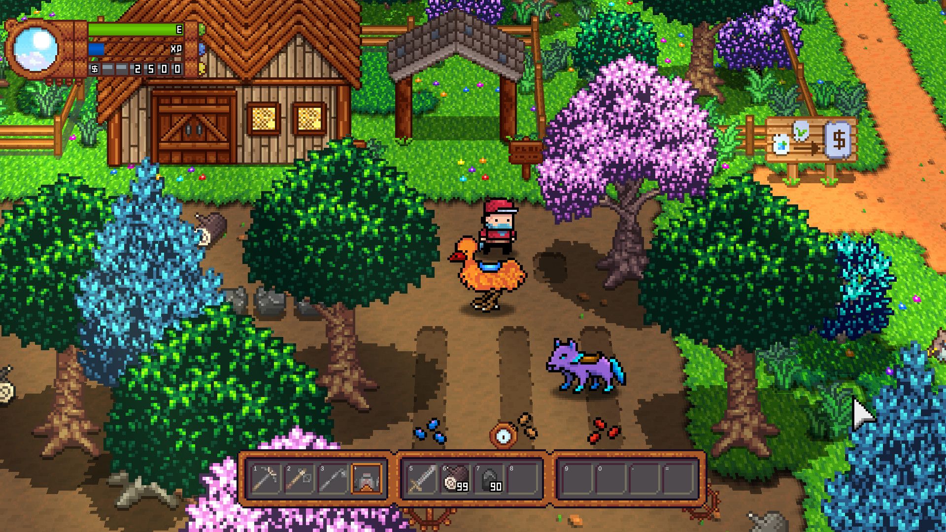 Gameplay for the upcoming game Monster Harvest