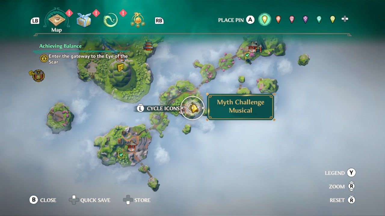 Musical Myth Challenge — Southern Peng Lai location