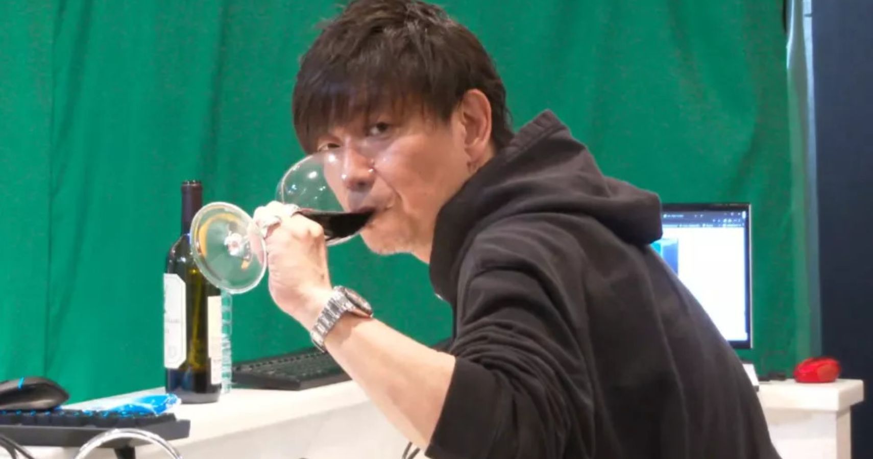 Naoki Yoshida twitch livestream wine