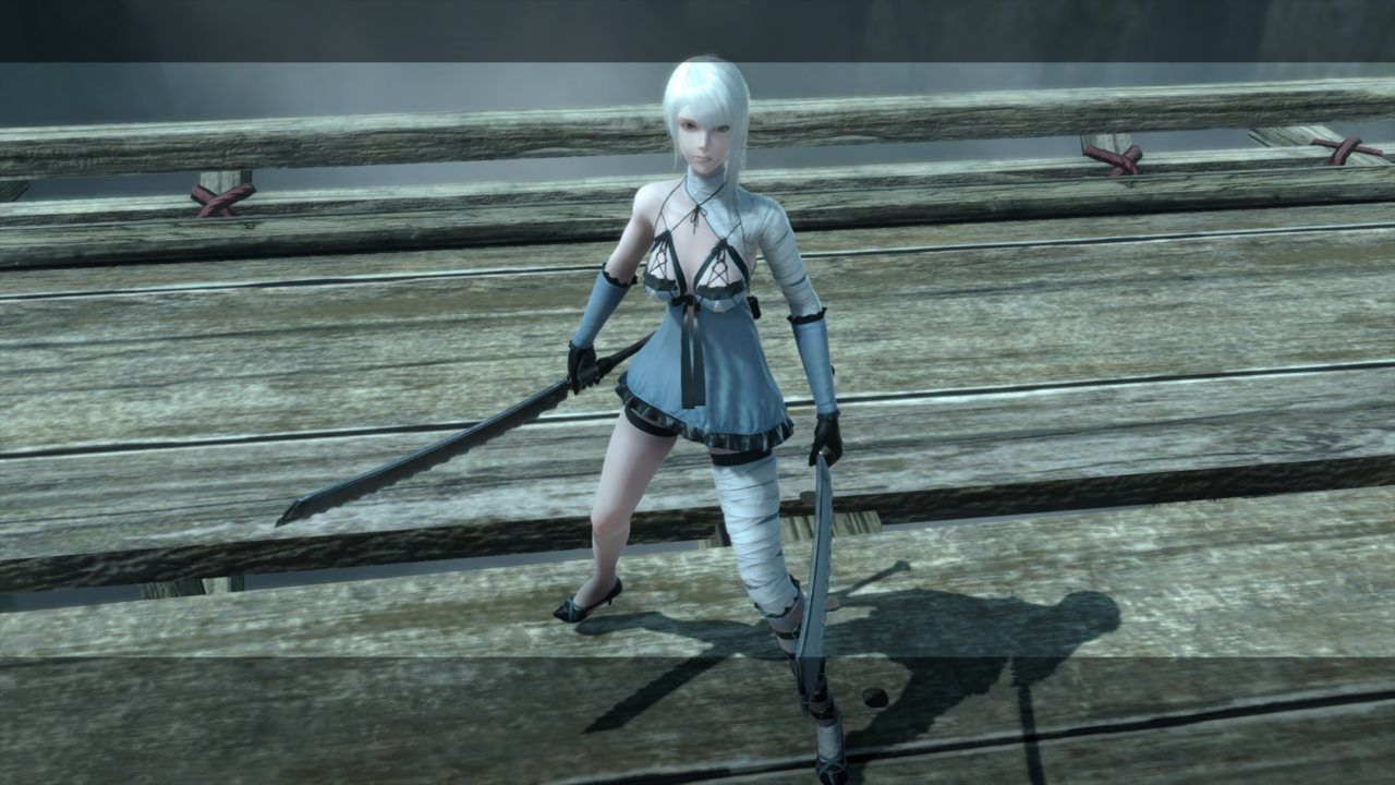 Nier Replicant Kaine in the Aerie
