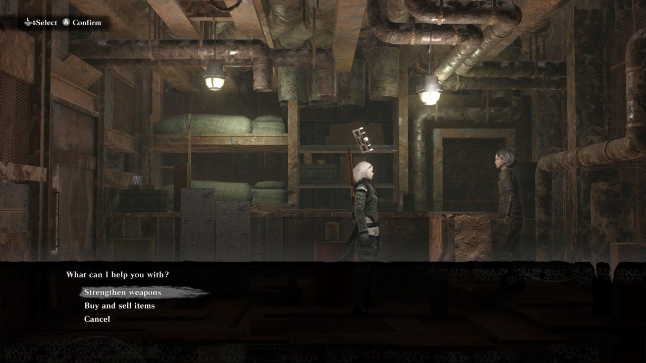 Nier Replicant Two Brothers Weapon shop