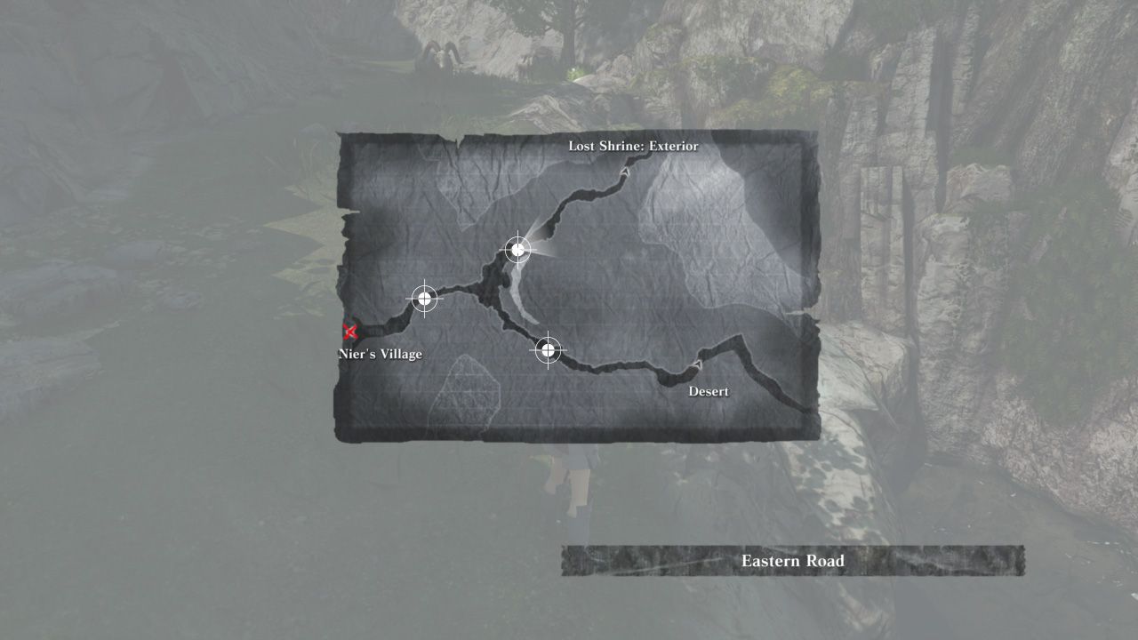 Nier Replicant lizard spawn locations on the eastern road