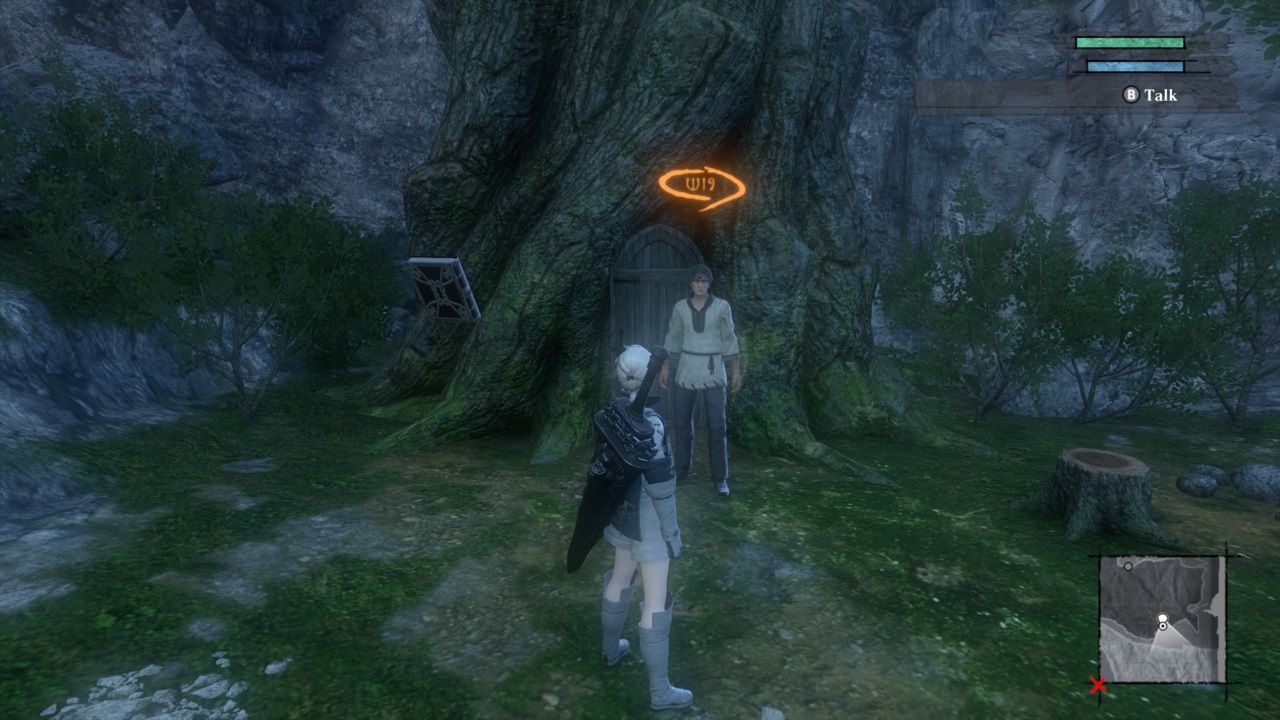 Nier Replicant the forest of myth second villager