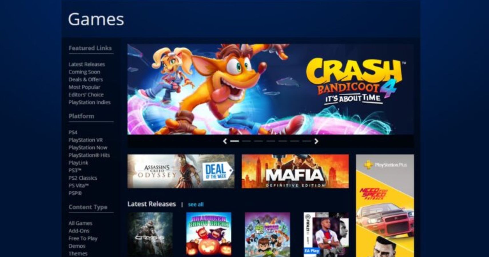 Playstation store on sale discount games