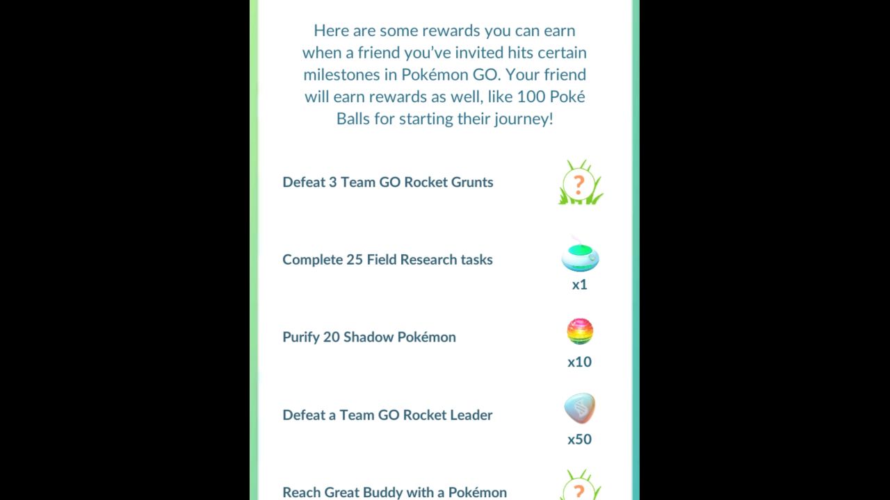 All Refer A Friend Rewards In Pokemon Go   Pokemon GO Referral Program Quests And Rewards 