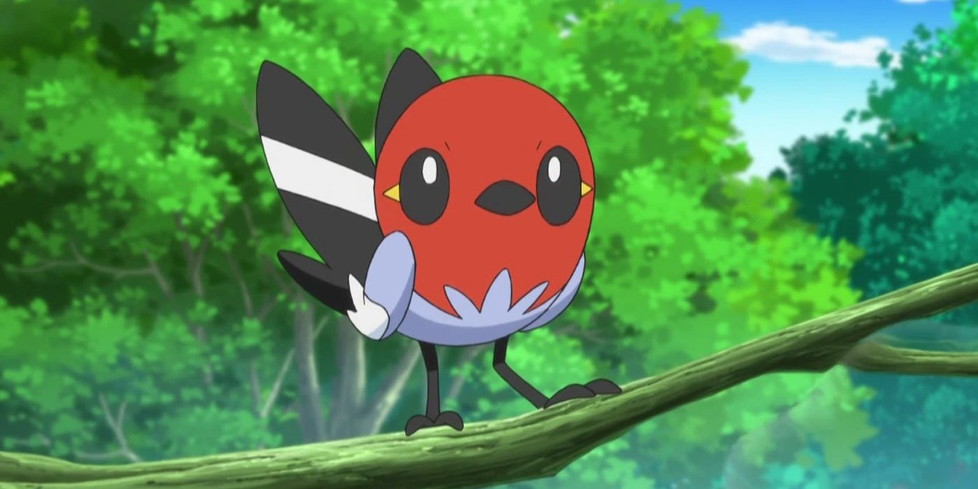 Pokemon Second Type Fletchling