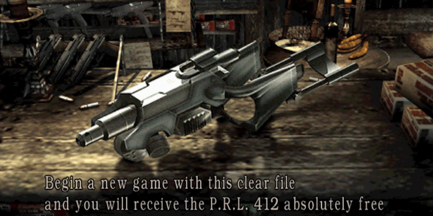 Resident Evil 4 P.R.L. 412 unlock screen