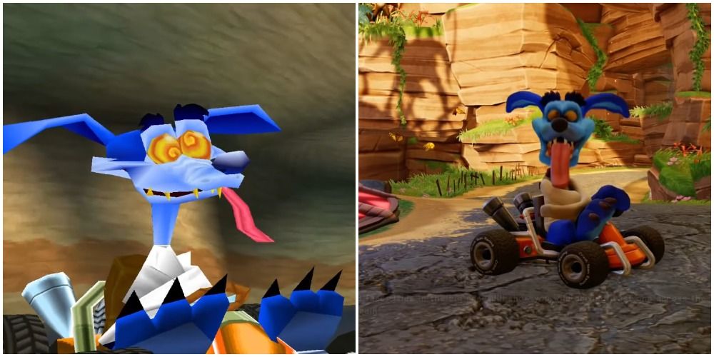 Ripper Roo Crash Team Racing Bandicoot Video Game