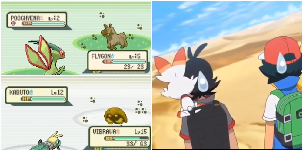 Sand Tomb Flygon Kabuto Nincada Pokémon Video Game Anime