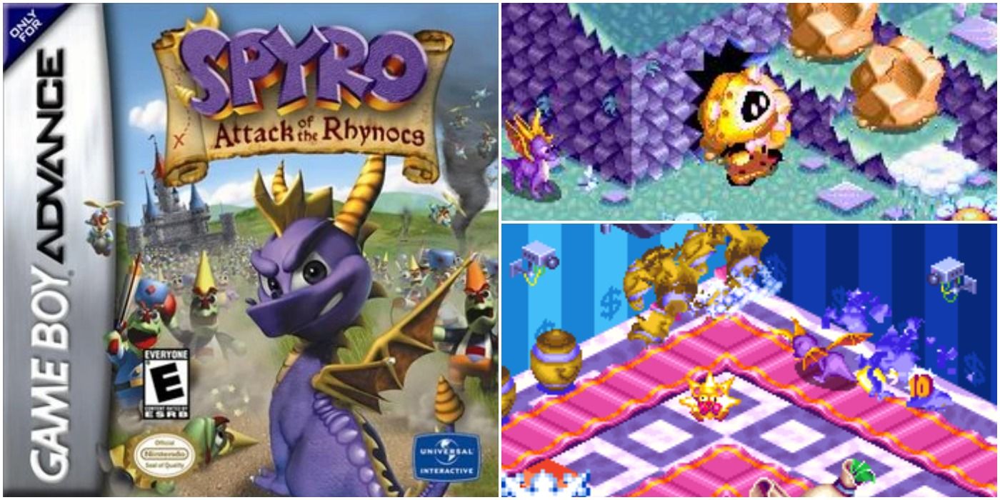 Spyro Attack Of The Rhynocs Game Boy Advance