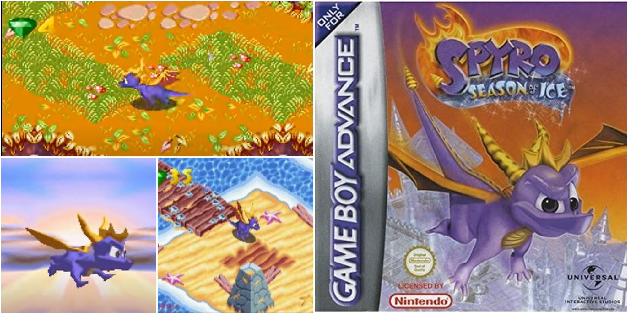 Spyro Season Of Ice Game Boy Advance