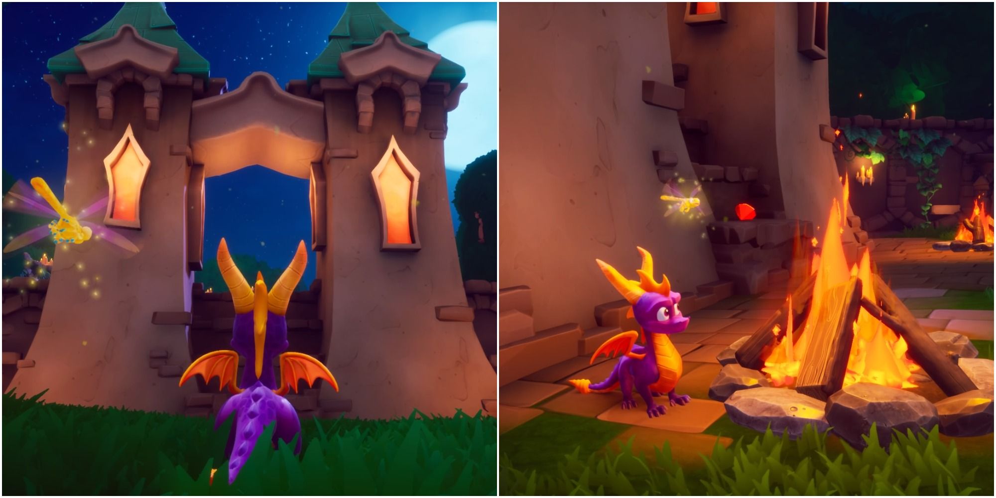 Spyro The Dragon Dark Hollow Lighting Fires