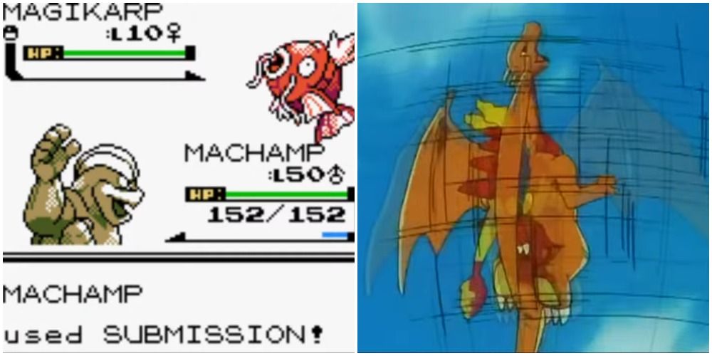 Submission Pokémon Magikarp Machamp Video Game Charizard Magmar Anime