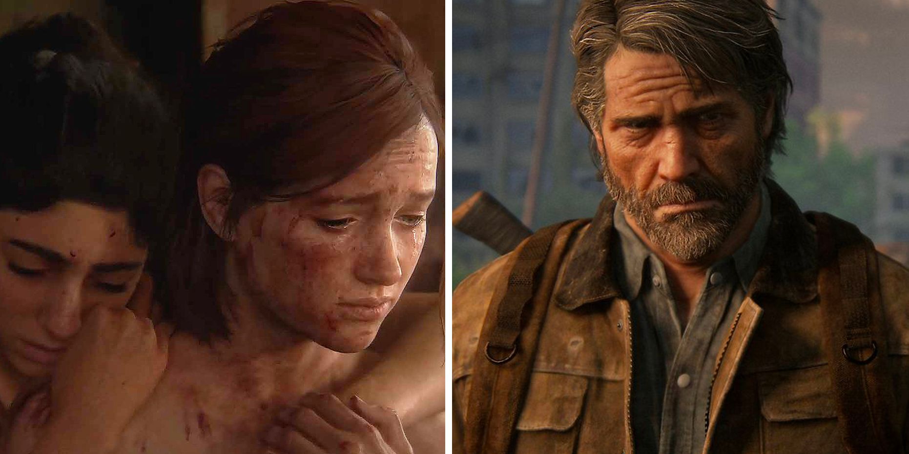 Dina, Ellie and Joel from The Last of Us 2