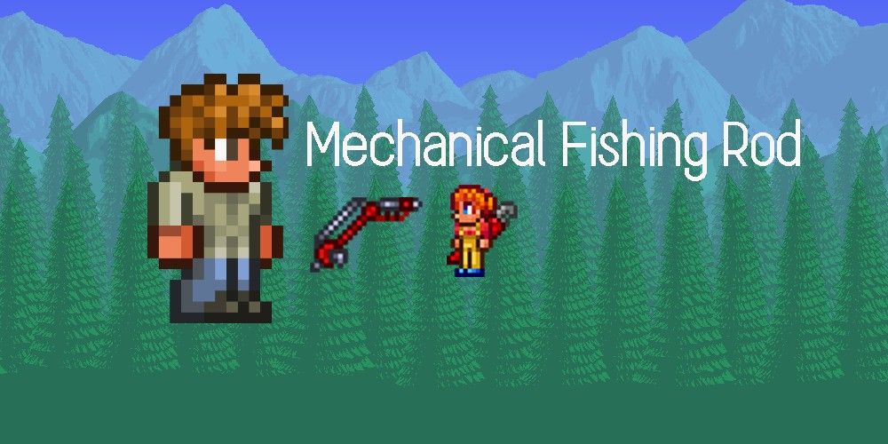 wooden fishing pole terraria