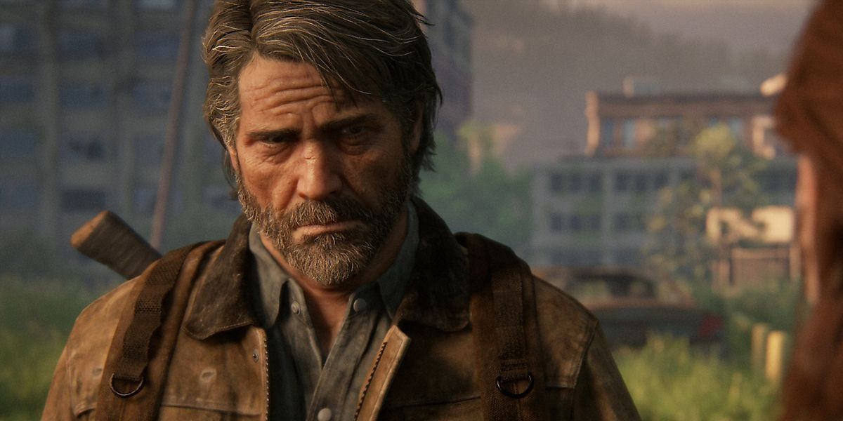 Sad Joel in The Last of Us Part II