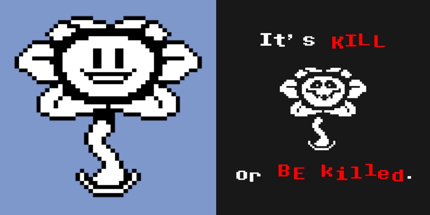 Undertale: Differences In Flowey Interactions Between Pacifist And Genocide  Routes