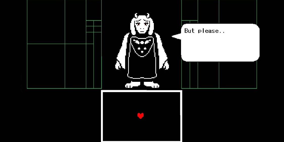 Undertale Screenshot Of Toriel Battle Dialogue