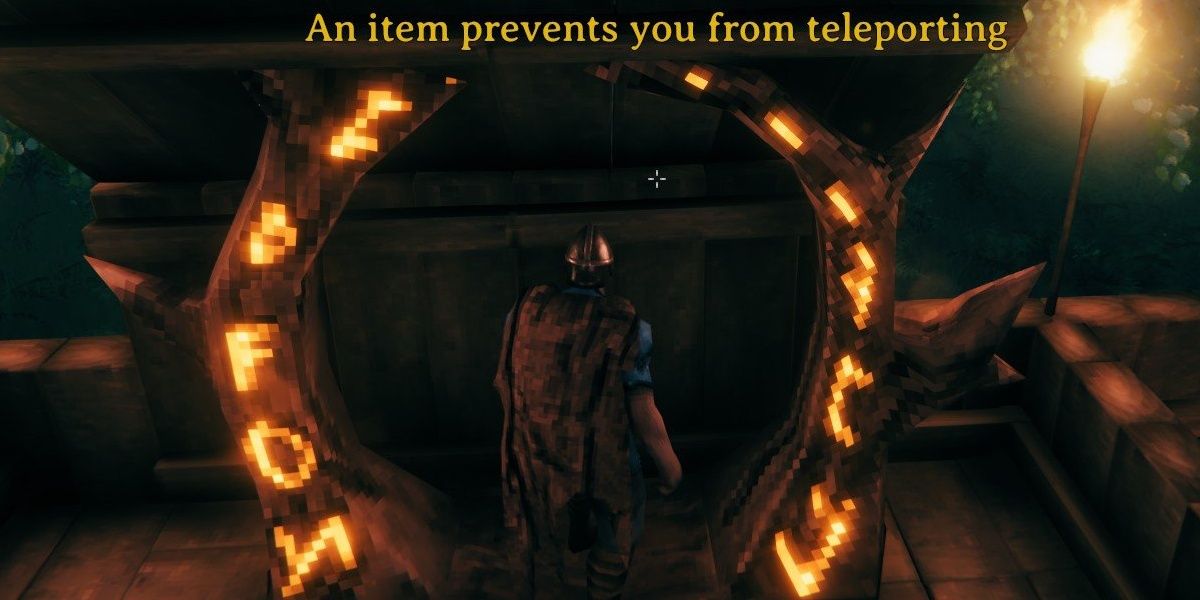 items prevent you from using portals Valheim