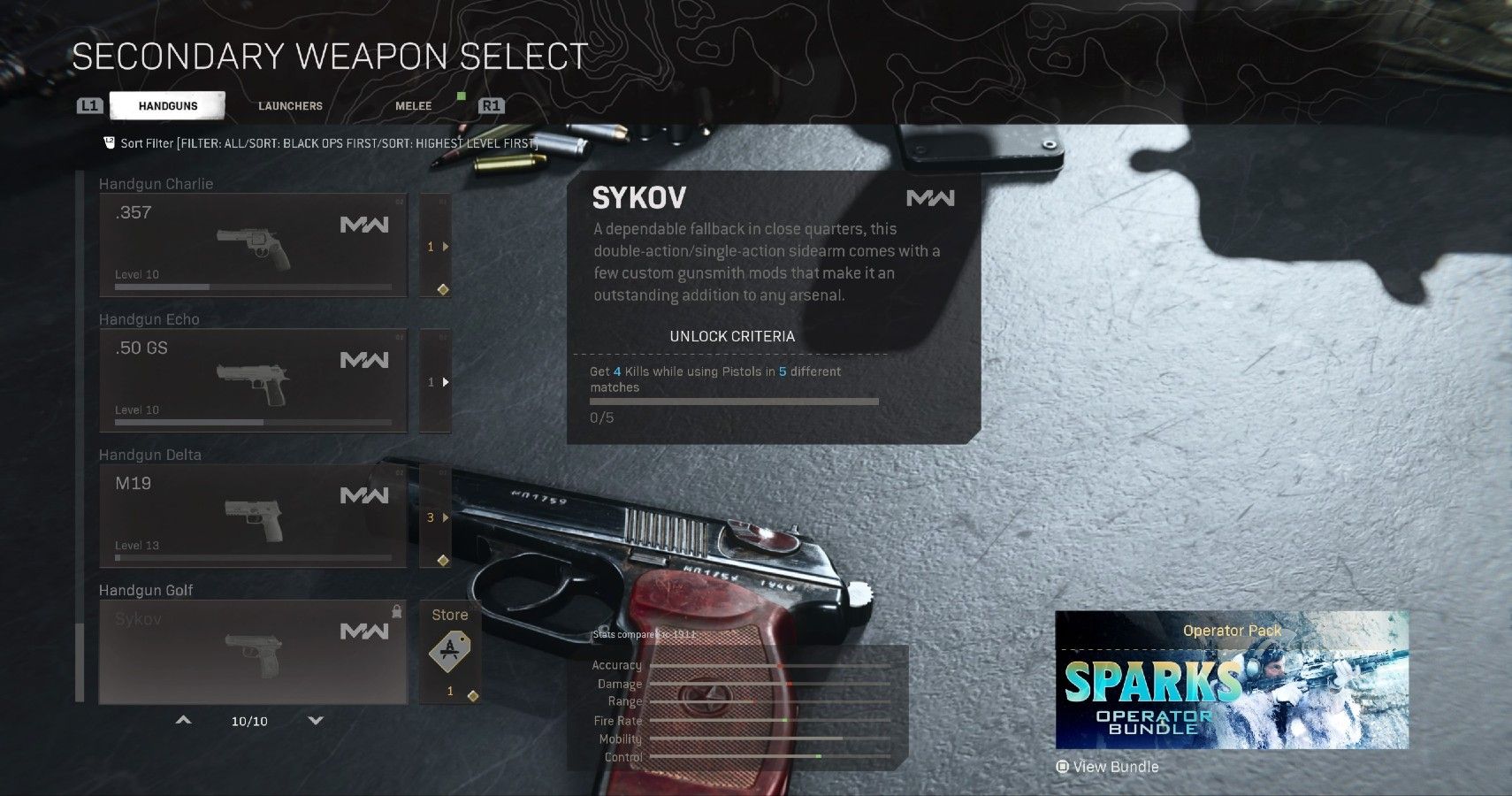 Warzone Sykov Challenge progress screen loadout menu