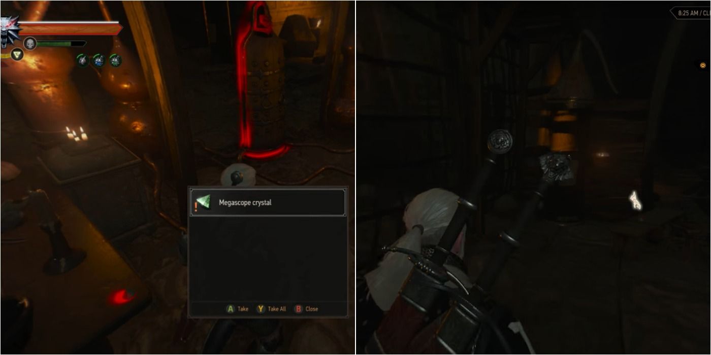 Witcher 3 Screenshot Of Megascope Crystals