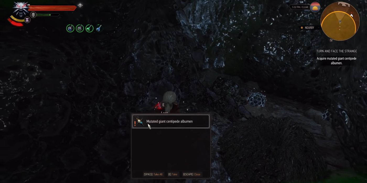 Witcher 3 Screenshot Mutated Centipede Albumen