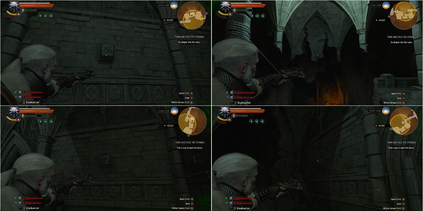 Witcher 3 Screenshot Of The Four Protruding Stones