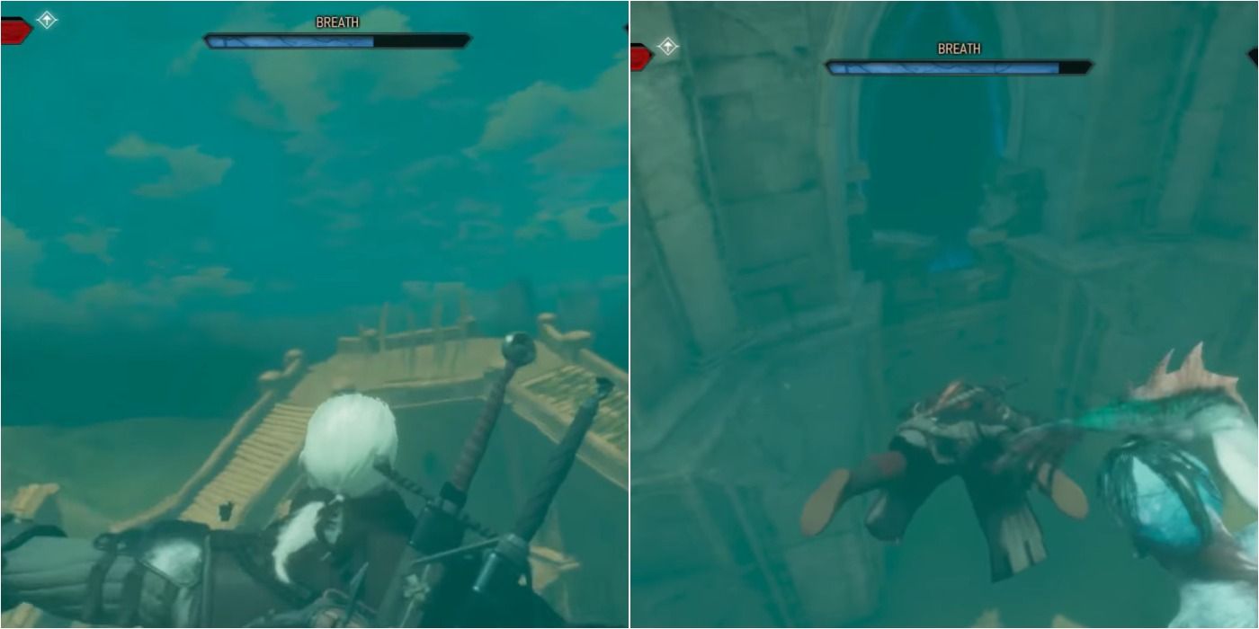 Ведьмак 3 Скриншот Местонахождение подводного портала