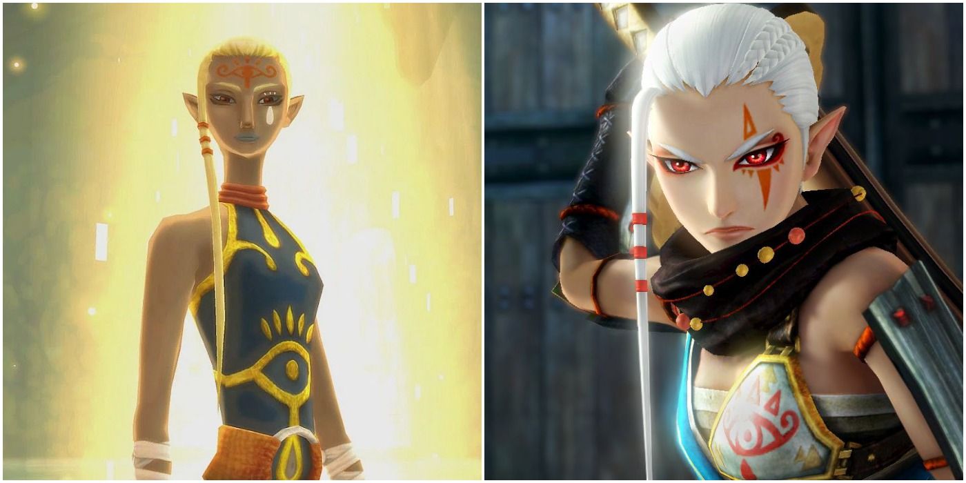 Young Impa in Skyward Sword and Ocarina of Time incarnation in Hyrule Warriors