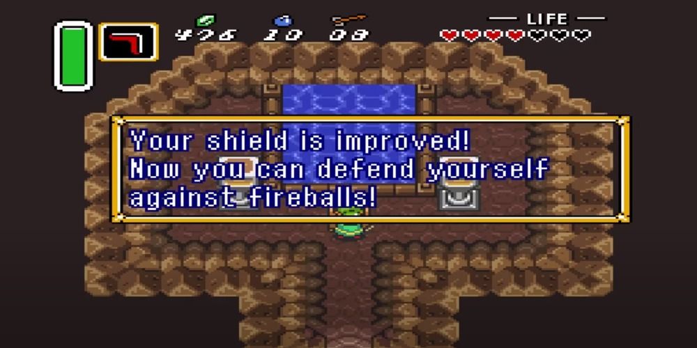 Red Shield upgrade in A Link To The Past