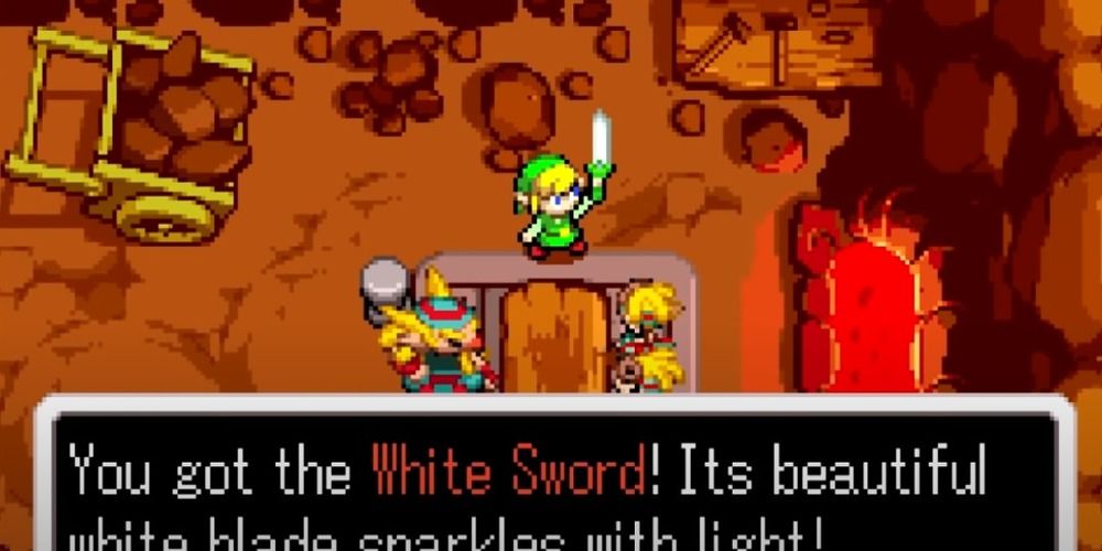 The White Sword in The Minish Cap