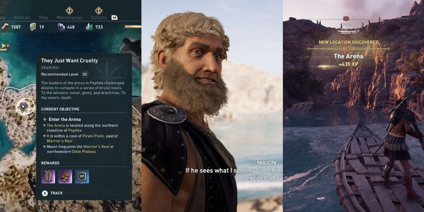 Arena Location in Assassin's Creed Odyssey