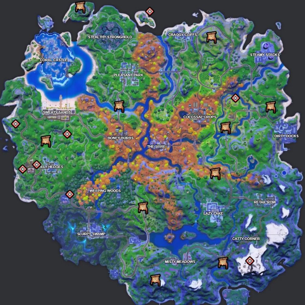 where to find bounties fortnite