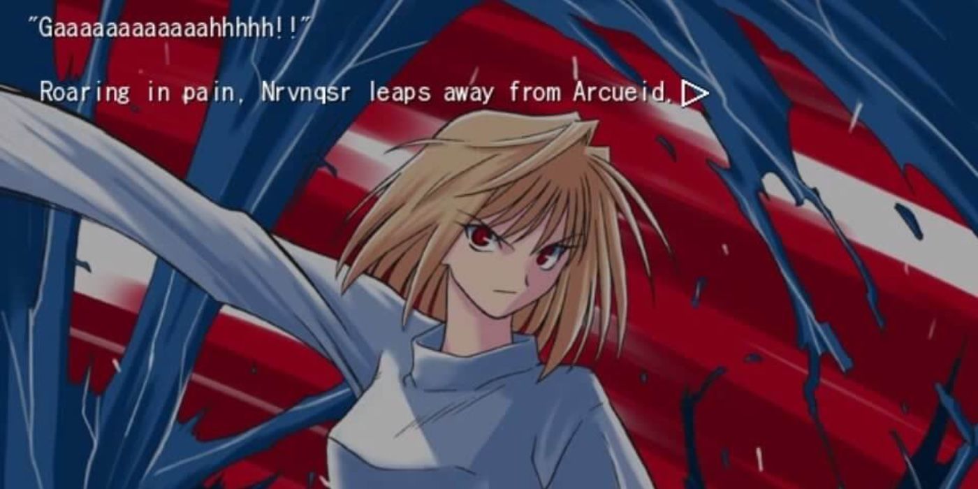 arcueid fighting in tsukihime