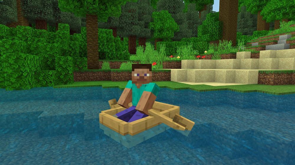 steve in a boat on water
