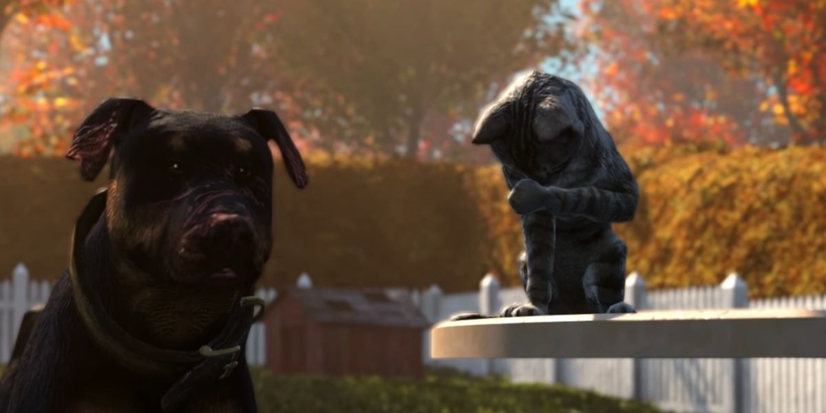 dog and cat in fallout 4