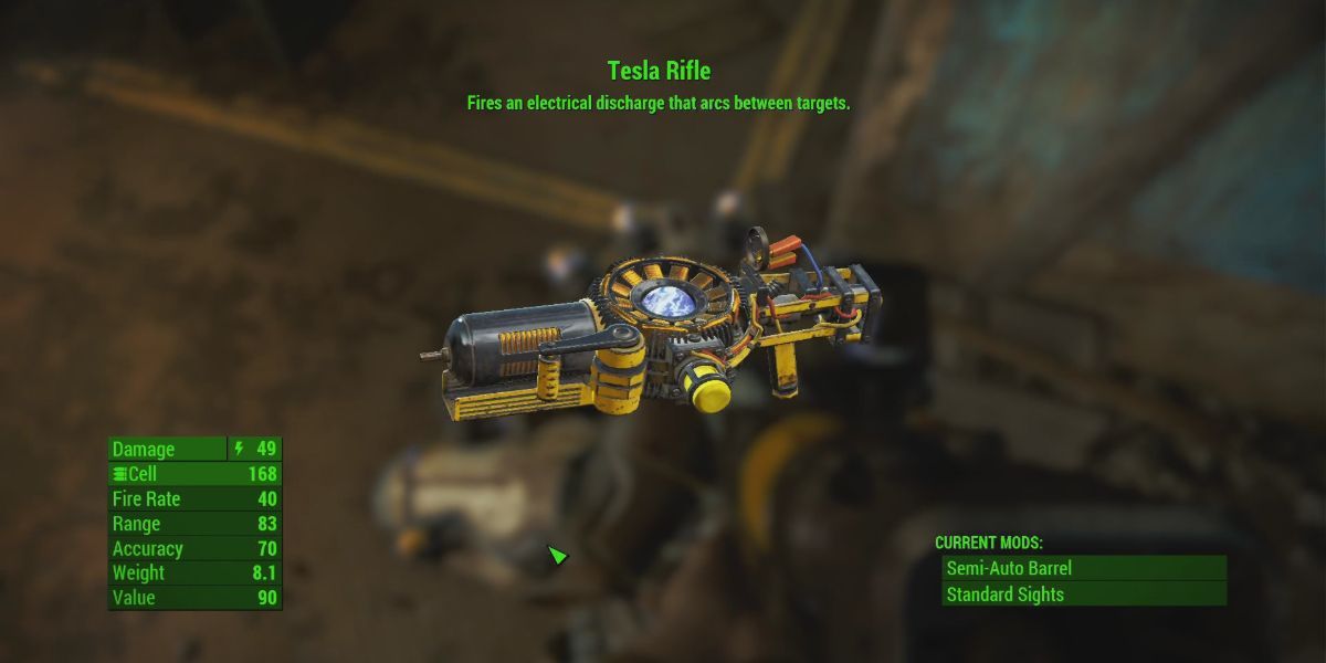 tesla rifle dlc weapon in fallout 4