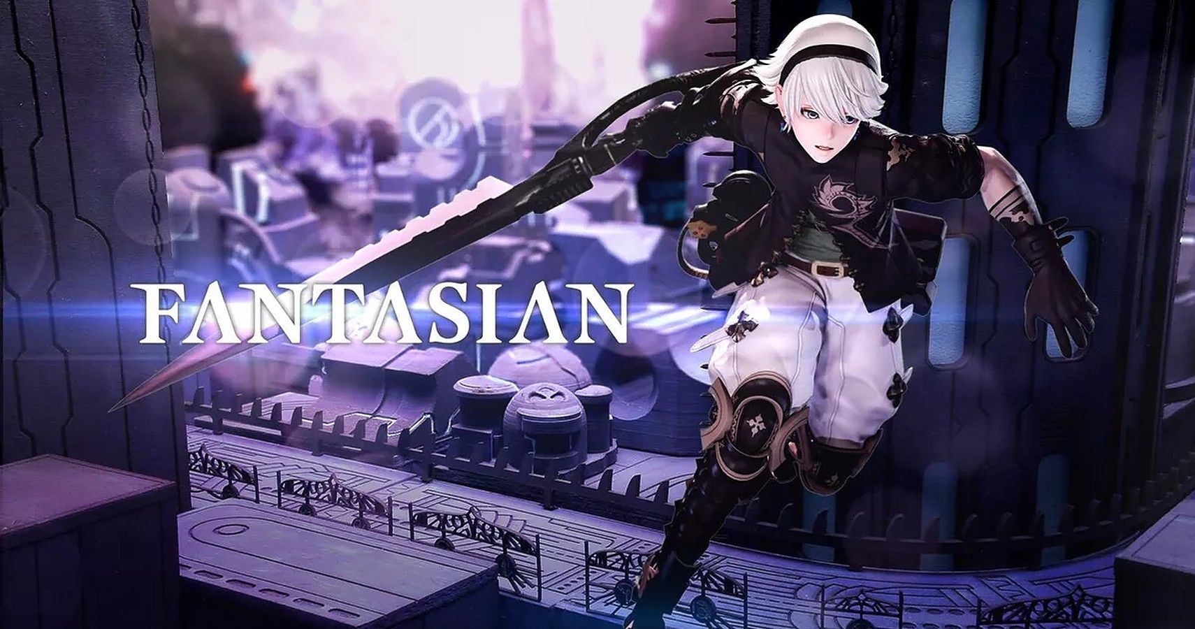 Title Screen of Fantasian Mobile Game