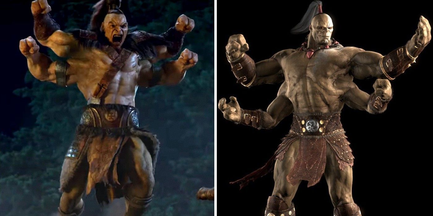Mortal Kombat: Every Movie Character Versus Their Game Counterpart