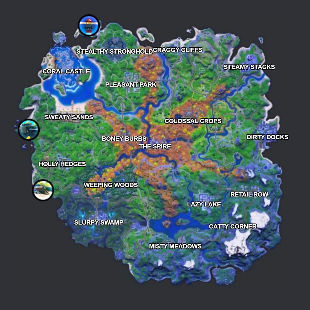 locations to find week 6 fortnite