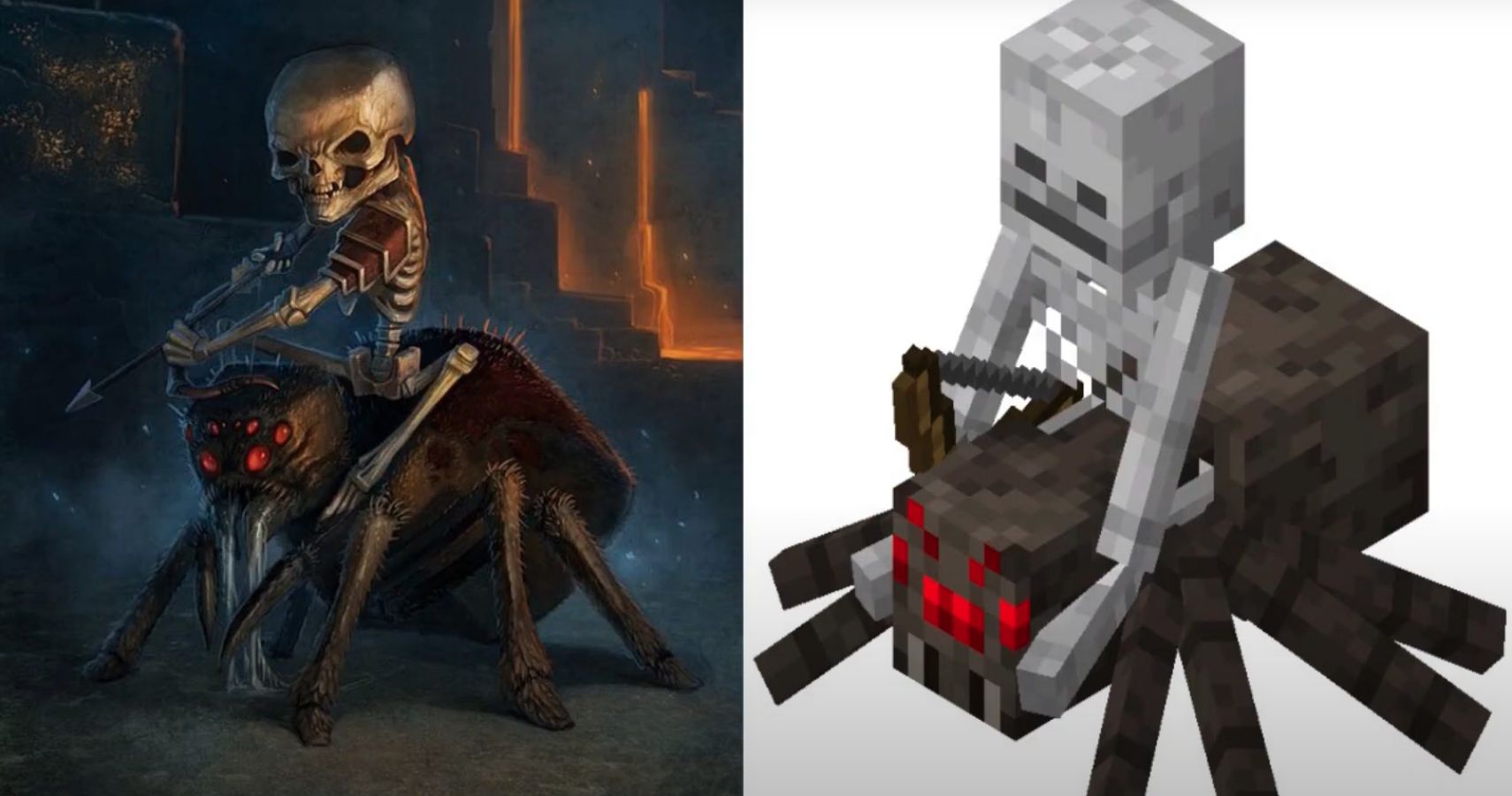 minecraft spider jockey